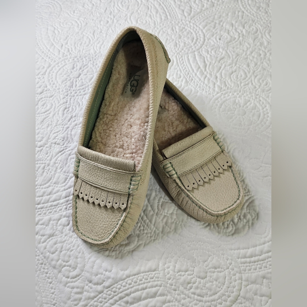 Ivory UGG Lonna Moccasins